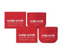 Scalp Scrub Psoriasis Red Jar,Rich in Grapefruit Extract,Dry Scalp, Gluten Free, Vegan