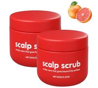 Scalp Scrub, Rosemary Exfoliator with Peppermint & Sea Salt, Deep Scalp Exfoliator Scrub for Oily & Dry Hair, Balances Oil, Relieves Itchy calp (2pcs)