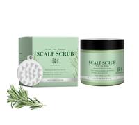 Scalp Scrub, Rosemary Oil Mint Scalp Exfoliator with Massager, Refreshing Dandruff & Build-Up, Deep Cleansing Nourishing Oil Controlling, Scalp Treatment for Oily & Dry Scalp (1)