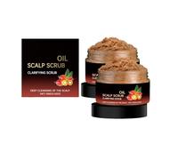 Scalp Scrub, Rosemary Scalp Exfoliator Scrub Shampoo, 2-in-1 Clarifying Hair Shampoos Scalp Exfoliator with Batana Oils, Rosemary Oil & Mint for Build Up, Dandruff, Oily Scalp & Thinning Hair