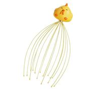 Scalp Scrubber - PVC, 7.28x4.13in Scalp Massager Ergonomic Design | 16-Finger Node And Stress-Relief Head Scratcher, Hair Massage Tool For Home, Work, Travel, Relaxation, Pet Grooming