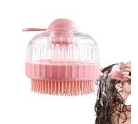 Scalp Scrubber,Shampoo Dispensing Soft Scrubber | Shower Hair Brush | Head Scalp Care Washing Cleaning Relaxation for Women Shower Bath Time