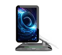 Scalp Skin Analyzer Machine Dermatoscope with 4 Handles, 4 Spectrum Detection, 3 Modes, Data Cloud Storage, 3-Report Provision, 14 Indicators for Salon