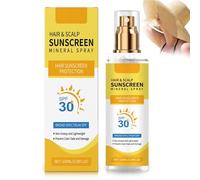 Scalp Sun Protection Spray SPF30+ Scalp Protector, Scalps Sunscreen Non-Greasy UV Protection, Mineral Sunscreen Sprays Prevent Hair Color Fade/Dryness, Portable for Hiking/Beach/Running (1)