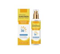 Scalp Sunscreen Spray 30 Dry And Discolored Hair Suitable For Hiking/beach/running Non Greasy Formula For Hair And Scalp 100ml How to Apply Makeup like A (Yellow, One Size)
