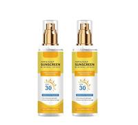 Scalp Sunscreen, UV Hair Protector Spray, SPF30 Hair Sun Protection Spray, Non-greasy, Waterproof, Anti-Fade, Moisturizing, for Hiking/Beach/Running (2)