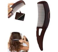 Scalp Sweep Detoxing Dandruff Comb with Button, Hollow Tooth Hairbrush, with Skin Scraping Handle, Dandruff Comb Press on Scalp Sweep Detox for Women Men (1pcs)