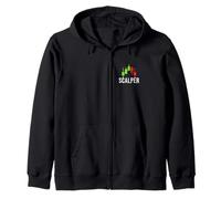 Scalper Candlestick Chart - Scalping Trading Strategy Lover Zip Hoodie