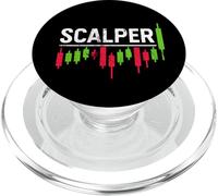Scalper - Crypto Scalping Trading Lover Traders Distressed PopSockets PopGrip for MagSafe