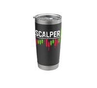 Scalper - Crypto Scalping Trading Lover Traders Distressed Stainless Steel Insulated Tumbler