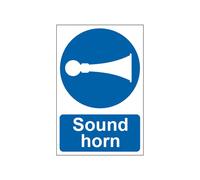 Scan 0250 Sound Horn - Pvc Sign 200 X 300Mm