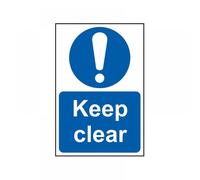 Scan 0253 Keep Clear - Pvc Sign 200 X 300Mm