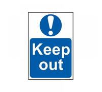Scan 0255 Keep Out - Pvc Sign 200 X 300Mm