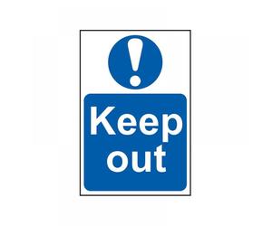 Scan 0255 Keep Out - Pvc Sign 200 X 300Mm