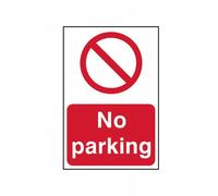 Scan 0605 No Parking - Pvc Sign 200 X 300Mm