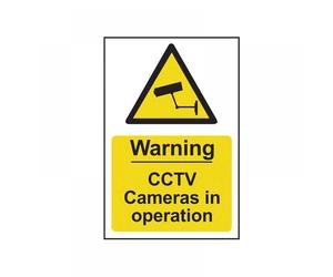 Scan 1311 Warning Cctv Cameras In Operation - Pvc Sign 200 X 300Mm