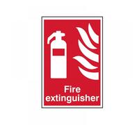 Scan Fire Extinguisher Sign 200mm 300mm Standard