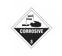 Scan 13751 Corrosive 8 - Self Adhesive Vinyl Sign 100 X 100Mm