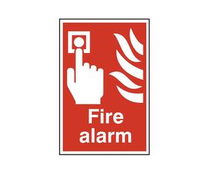 Scan 1400 Fire Alarm - Pvc Sign 200 X 300Mm
