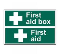 Scan SCA1553 Self adhesive PVC sign - First aid box / First aid - 300 x 200mm