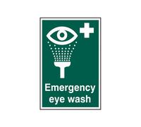 Scan 1554 Emergency Eye Wash - Pvc Sign 200 X 300Mm