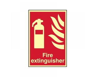 Scan 1571 Fire Extinguisher Photoluminescent - 200 X 300Mm