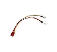 Scan 15cm 3 pin PC Case Fan Connector Y Splitter Cable