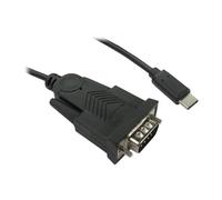 Scan 1m USB-C to DB9 Serial Cable - Black
