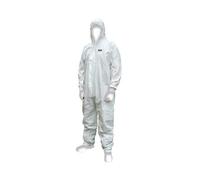 Scan 2503 Large Chemical Splash Resistant Disposable Coverall White Type 5/6 L (39-42In) Scawwdol56