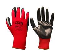 Scan 2ANK33L-24 Nitrile Coated Knitted Gloves - L (Size 9)