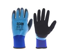 Scan 2ARK64L-24 Waterproof Latex Gloves - L (Size 9)