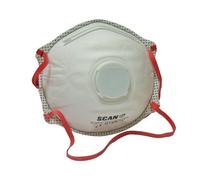 Scan FFP3 Moulded Valved Disposable Masks SCAPPEP3MVDB Premier – Pack of 10
