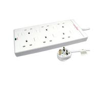 Scan 3m 6 Gang Extension Lead w/ Surge Protection