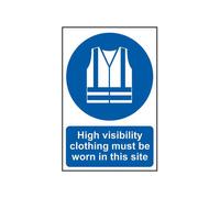 Scan High Visibility Jackets Must Be Worn In This Site PVC Sign
