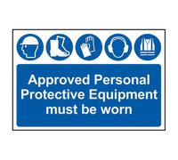 Spectrum Safety Sign Personal Protective Equipment Must Be Worn PVC