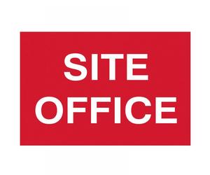 Scan 4252 Site Office - Pvc Sign 600 X 400Mm