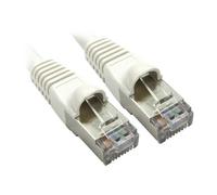 Scan 5M Cat6a LSZH RJ45 White Moulded Snagless Ethernet Cable