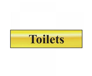 Scan 6005 Toilets - Polished Brass Effect 200 X 50Mm