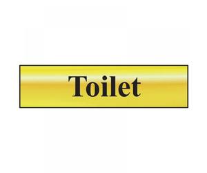 Scan 6051 Toilet - Polished Brass Effect 200 X 50Mm