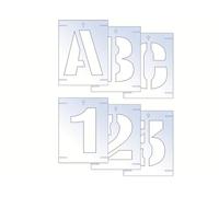 Scan 9406 100mm Letter and Number Stencil Kit