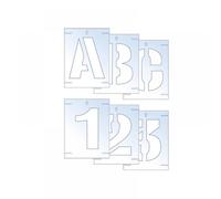 Scan 9406 Letter & Number Stencil Kit 100Mm