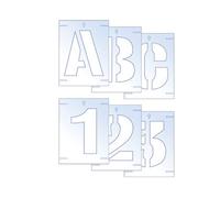 Scan 9406 Letter & Number Stencil Kit 100mm Sca9406