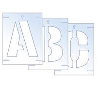 Scan 9417 Letter Stencil Kit 300mm Sca9417