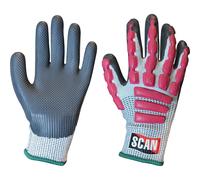 Scan T5000 Anti-Impact Latex Cut 5 Gloves - M (Size 8)