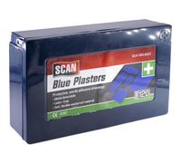 Scan SCANBDP Assorted Hypoallergenic Blue Plasters 120