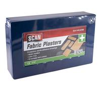 Scan Assorted Hydroscopic Fabric Plasters Pack of 100