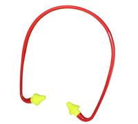 Scan Banded Foam Ear Bud - Round Polymer-Foam Hearing Protection with SNR 27dB Noise Reduction, Headband Mounted for Enhanced & Secure Fit, EN352-2 Certified