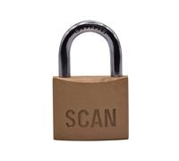 SCAN SCAPLB40 Brass Padlock