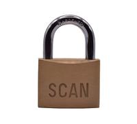SCAN SCAPLB50 Brass Padlock