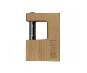 Scan Br Shutter Padlock Multi Colour (80mm)